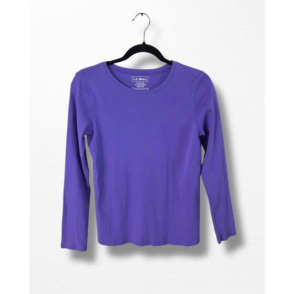 LL Bean Girls’ Cotton Jersey, Size 14/16 - Picture 1 of 6
